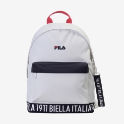 Fila Lettering Round - Tytön Reput - Valkoinen | FI-59610